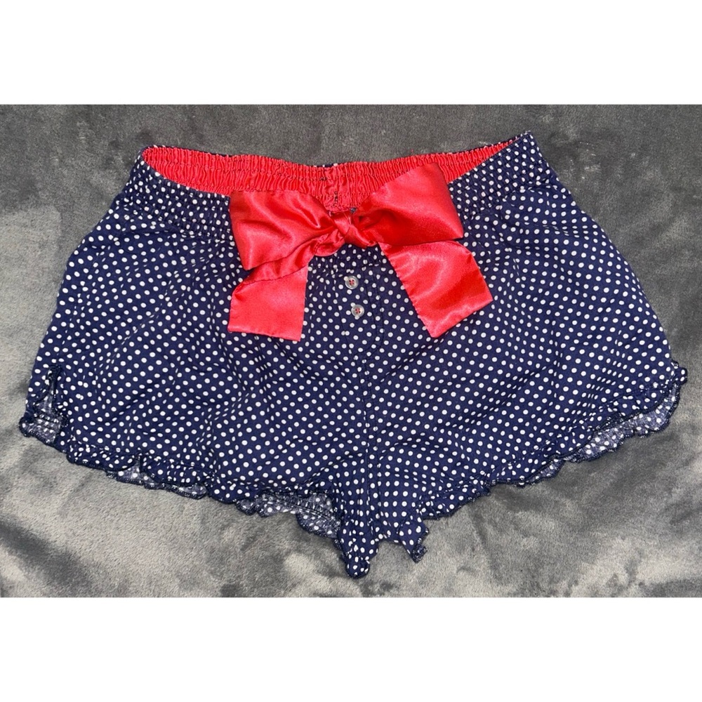❤️ Cotton On Polka Dot Pajama Shorts with Satin Bow